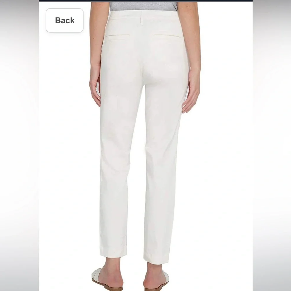 Nautica Ladies Cotton/Tercel Stretch Ankle Pant With Pockets Size 6/28
